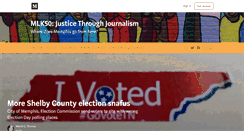 Desktop Screenshot of mlk50.com